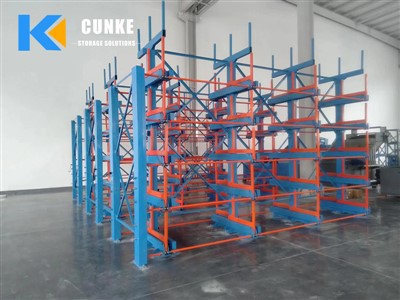 Cantilever metal opbevaringsstativ